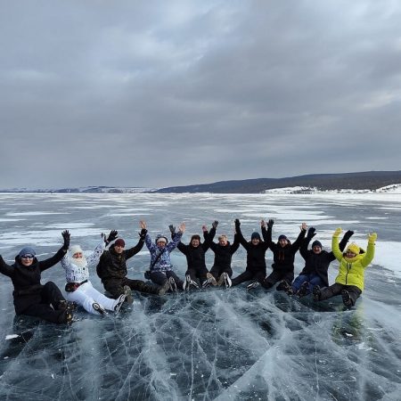 Тур на Байкал зимой - лед